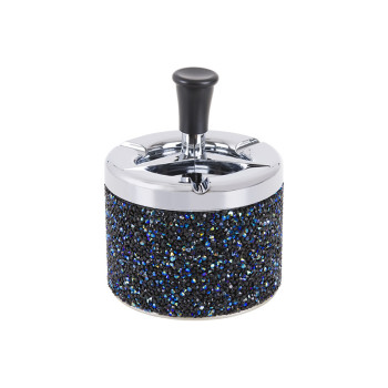 Zorr Glitter Black Ashtray