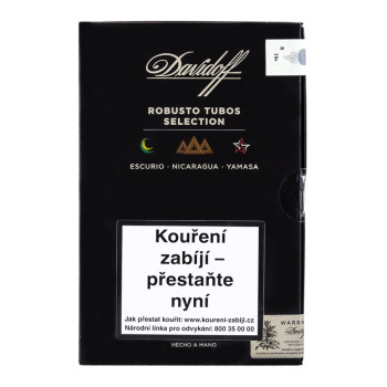 Davidoff Robusto Tubos Selection Black - 3 pcs - 3