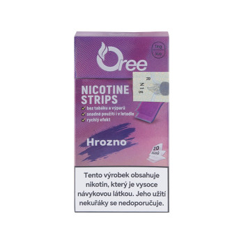 OREE Nicotine strips Hrozno 1mg