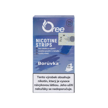 OREE Nicotine strips Blueberry 1mg