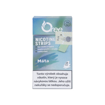 OREE Nicotine strips mint 1mg