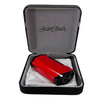 Jean Claude 2-Flame Jet Lighter Diego red/black - 3