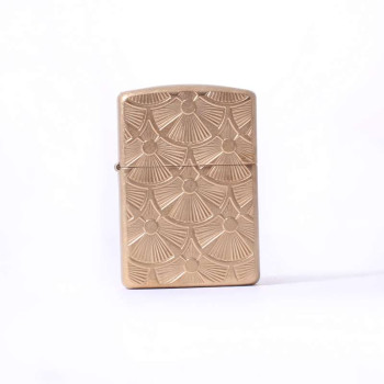 Zippo Armor Case golden Fanned Discs