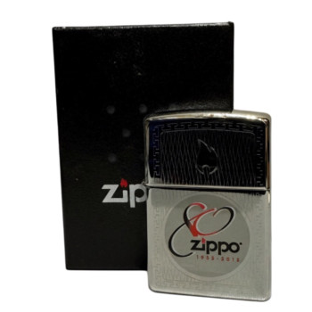 Zippo chrom poliert color 80' Anniversary Edition
