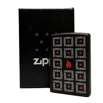 Zippo schwarz matt color "Zippo Surround" 2004253