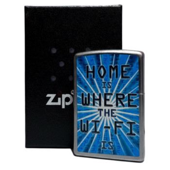 Zippo sat.fin.color "Where the Wi-Fi is" 60000198