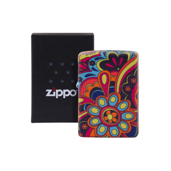 ZIPPO 49352 Flower Power Design - 1